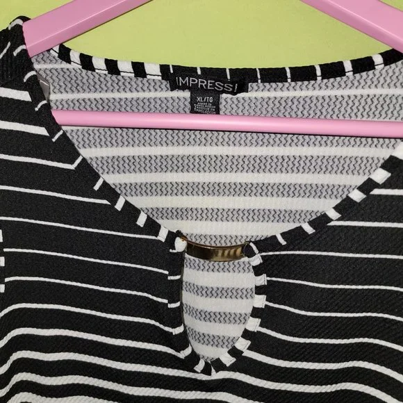 Short Striped Dress - Picture 2 of 3